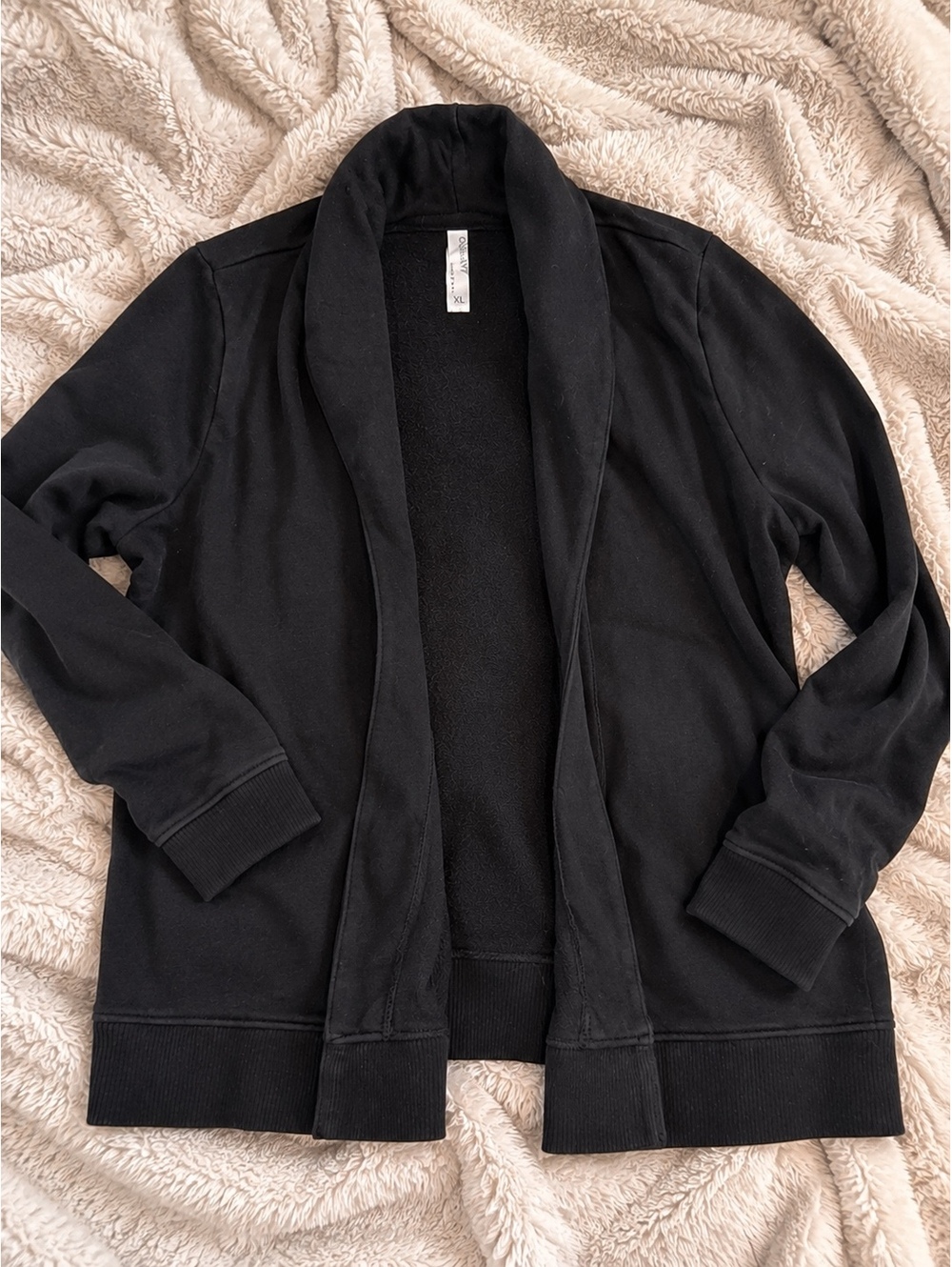 Old Navy Women's Black Shawl Collar Cardigan XL